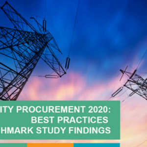 Utility Procurement 2020 – Best Practices Benchmark Study Findings