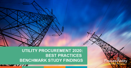 Utility Procurement 2020 – Best Practices Benchmark Study Findings