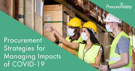 Procurement Strategies for Managing the Impacts of COVID-19