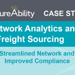 Procurement Case Study - Network Analytics and Freight Sourcing-Streamlined Network and Improved Compliance