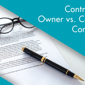 Contract Prep - Owner Vs. Contractor Contingency