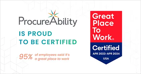 ProcureAbility Earns 2023 Great Place To Work Certification™