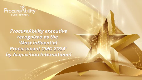 Acquisition International Names ProcureAbility’s Kathleen M. Pomento “Most Influential Procurement CMO 2024”