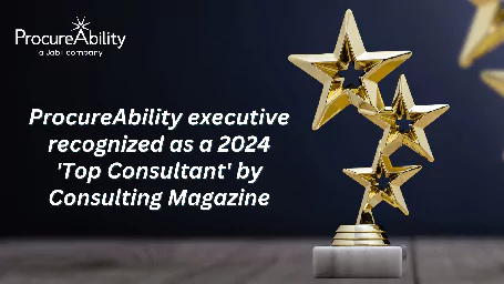 Consulting Magazine names ProcureAbility’s Carlos Perico as a 2024 Top Consultant in the category ‘Diversity Champion’