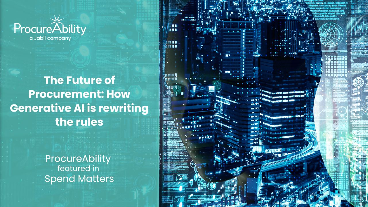 The Future of Procurement: How Generative AI is rewriting the rules