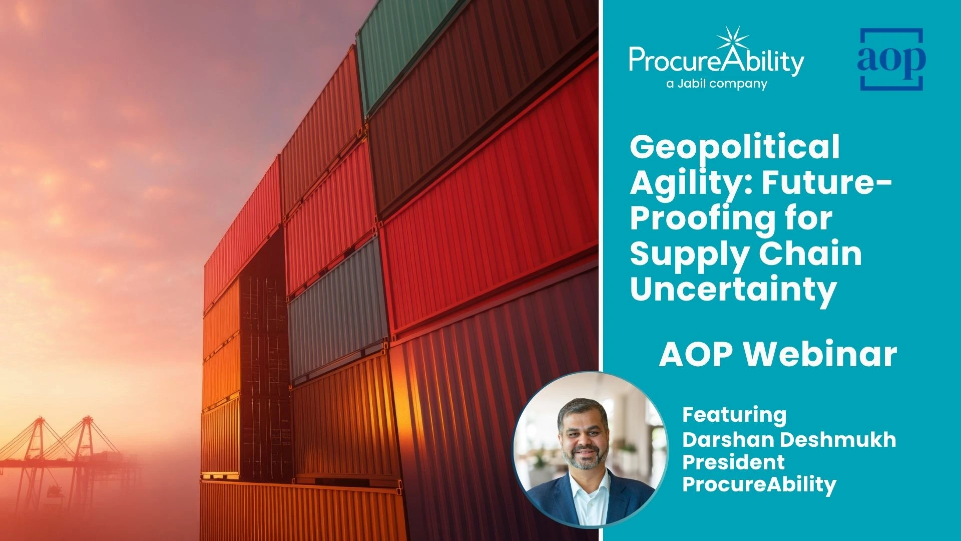 Geopolitical Agility: Future-proofing for supply chain uncertainty