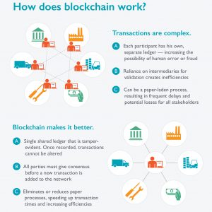 How does blockchain works? ProcureAbility Infographic Image